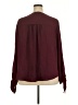 Alyx 100% Polyester Burgundy Long Sleeve Blouse Size 3X - photo 2