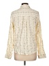 Peach Ivory Long Sleeve Blouse Size L - photo 2