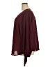 Alyx 100% Polyester Burgundy Long Sleeve Blouse Size 3X - photo 5