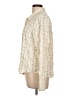 Peach Ivory Long Sleeve Blouse Size L - photo 5
