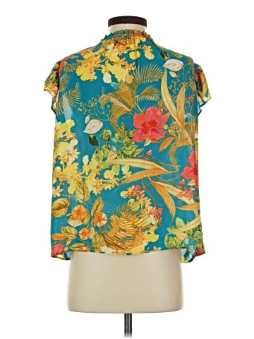 Rose + Olive Short Sleeve Blouse (view 2)