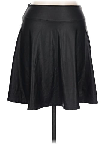 Love Culture Faux Leather Skirt (view 1)