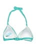 Yonique Solid Teal Swimsuit Top Size L - photo 2