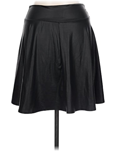 Love Culture Faux Leather Skirt (view 2)