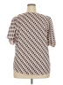 Anne Klein Silver Short Sleeve Blouse Size 2X - photo 2