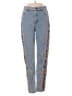 Sandro 100% Cotton Chevron-herringbone Blue Jeans Size EU (FR) 34 / US 2 - photo 1