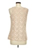 Susan Graver 100% Polyester Ivory Sleeveless Blouse Size M - photo 2