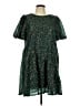 Hayden 100% Polyester Stars Green Casual Dress Size L - photo 1