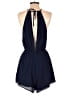 TOBI 100% Polyester Solid Blue Romper Size S - photo 2