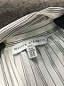 Maison d' Amelie Stripes Silver Sleeveless Button-Down Shirt Size M - photo 7