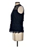 Laundry by Shelli Segal 100% Polyester Blue Sleeveless Blouse Size XS - photo 5