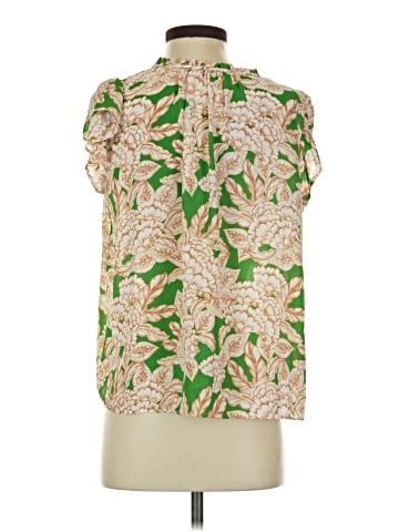 Rose + Olive Sleeveless Blouse (view 2)