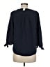 Talbots 100% Cotton Black 3/4 Sleeve Blouse Size M (petite) - photo 2