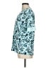 JM Collection Teal Short Sleeve Blouse Size M - photo 5
