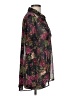 Assorted Brands Floral Burgundy Long Sleeve Blouse Size L - photo 4