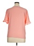 CeCe Pink Short Sleeve Blouse Size XL - photo 2
