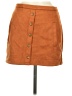 Unbranded Solid Orange Casual Skirt Size M - photo 1