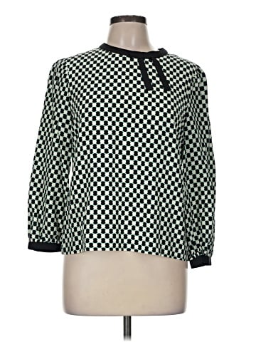 Kate Spade New York Long Sleeve Silk Top (view 1)