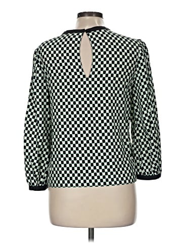 Kate Spade New York Long Sleeve Silk Top (view 2)