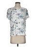Unbranded Floral White Short Sleeve T-Shirt Size S (estimated) - photo 1