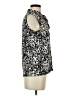Tahari Animal Print Ivory Sleeveless Blouse Size S - photo 4