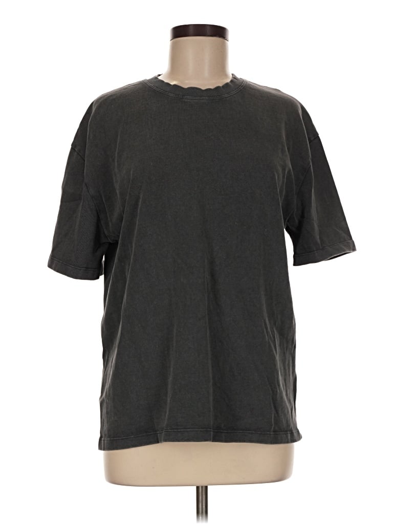 Pre-owned Zara Short Sleeve T-shirt In Gray
