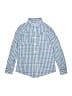 Vineyard Vines 100% Cotton Checkered-gingham Blue Long Sleeve Button-Down Shirt Size 12 - 14 - photo 1