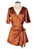 Selfie Leslie Orange Brown Romper Size XS - photo 1