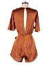 Selfie Leslie Orange Brown Romper Size XS - photo 2