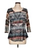 World Unity 100% Polyester Teal 3/4 Sleeve Top Size L - photo 1