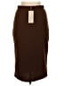 Emery Rose Solid Brown Formal Skirt Size M - photo 2