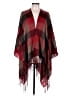 Adrienne Vittadini 100% Polyester Plaid Burgundy Wrap One size - photo 1