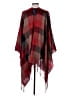 Adrienne Vittadini 100% Polyester Plaid Burgundy Wrap One size - photo 2