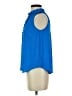Ann Taylor 100% Polyester Blue Sleeveless Blouse Size S (petite) - photo 5