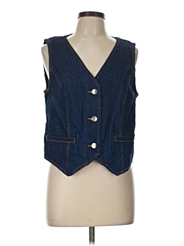 Ann Taylor LOFT Outlet Denim Vest (view 1)