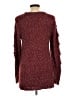 Rock & Republic Tweed Burgundy Pullover Sweater Size L - photo 2