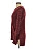 Rock & Republic Tweed Burgundy Pullover Sweater Size L - photo 5