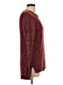 Rock & Republic Tweed Burgundy Pullover Sweater Size L - photo 4