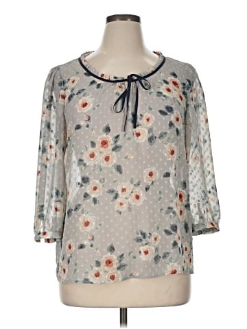 Lauren Conrad 3/4 Sleeve Blouse (view 1)