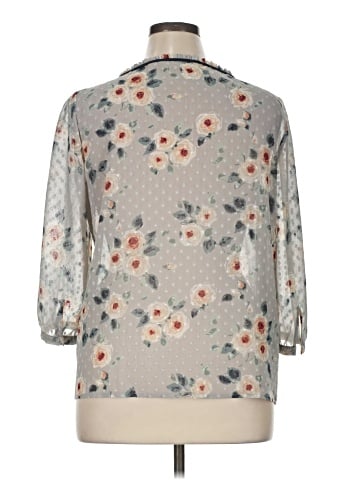 Lauren Conrad 3/4 Sleeve Blouse (view 2)