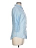 120% Lino Blue 3/4 Sleeve Button-Down Shirt Size EU 44 / US 14 - photo 4
