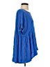 Easel 100% Rayon Blue Short Sleeve Top Size S - photo 4