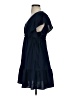 Max Studio 100% Polyester Solid Blue Casual Dress Size XS - photo 5