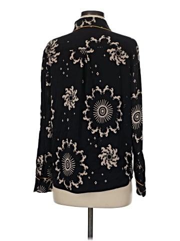 Piamita Long Sleeve Silk Top (view 2)