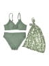 Unbranded Floral Green Two Piece Swimsuit Size 10/11Y - photo 1