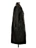 Zara 100% Polyester Black Trenchcoat Size XS - photo 4