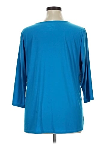 Attitudes by Renee 3/4 Sleeve Top (view 2)