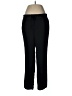 Ann Taylor LOFT 100% Polyester Solid Black Track Pants Size 6 - photo 1