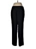 Ann Taylor LOFT 100% Polyester Solid Black Track Pants Size 6 - photo 2