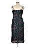 August 1 Eight 100% Polyester Graphic Teal Green Cocktail Dress Size XL - photo 2